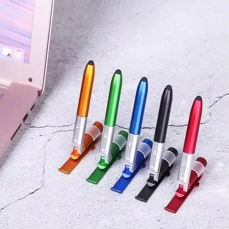 Home Office Inspiration - 4-in-1 multifunctionele balpen met LED-licht, opvouwbare