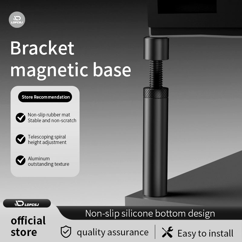 Document Holder Stand - Aluminium GPU-houder Verticale telescopische roterende standaard