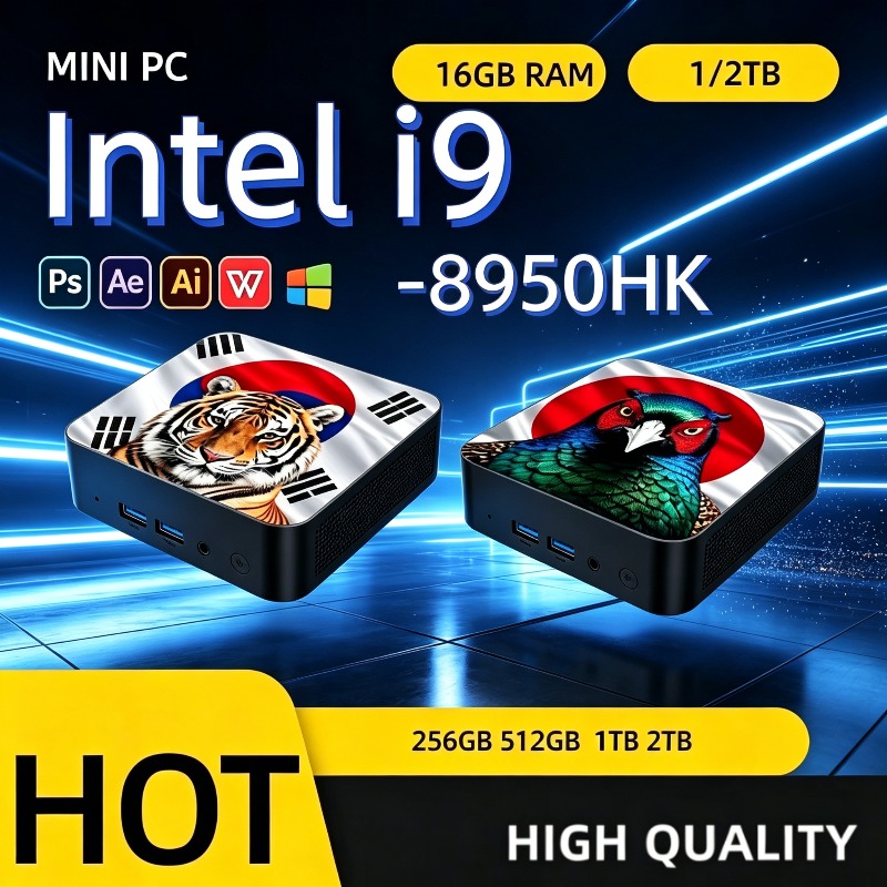 Home Office Pro - Compacte desktop mini-pc Intel Core i9
