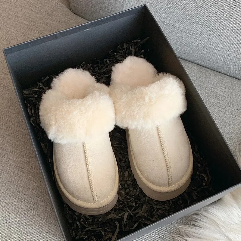 Home Office 2024 - 2024 Nieuwe Bont Slippers Vrouwen Winter
