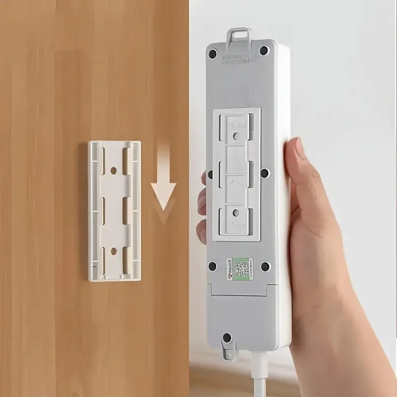 Power Strip Desk - 1/2/5/10PCS Zelfklevende Desktop Socket Fixer Hangende
