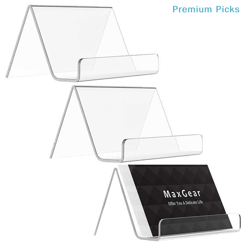 Document Holder Stand - Draagbare Transparante Acryl Bureau Visitekaarthouder Tafel