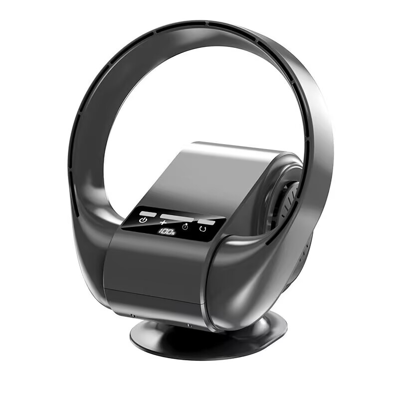 Home Office Hours - 2025 Nieuwe USB-ventilator voor wandmontage, draadloos