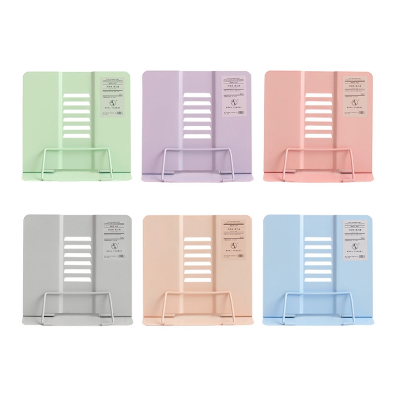 Document Holder Stand - Morandi Verstelbare metalen leesboekhouder Boekensteun Documentplank