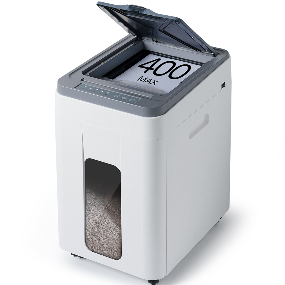 Paper Shredder Micro - 50L Auto Feed Papiervernietiger: 400 Vel