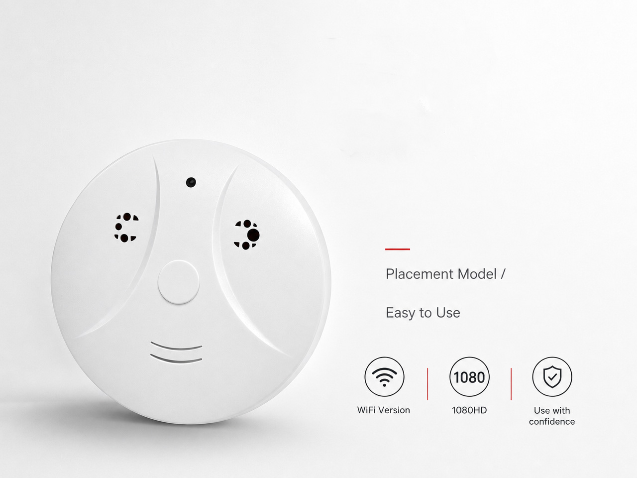 Home Office Hours - LOOKCAM WiFi-beveiligingsalarm met USB-voeding, 24-uurs continu