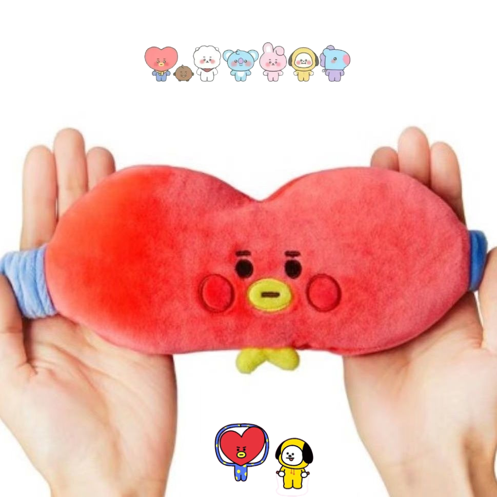 Home Office Inspiration - BT21 cartoon schattig pluche oogmasker Kawaii
