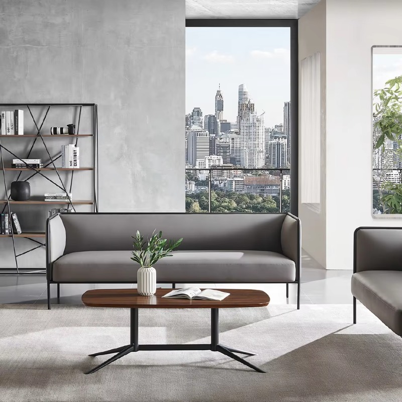Home Office Furniture Sets - Moderne Europese stoffen bank met salontafel