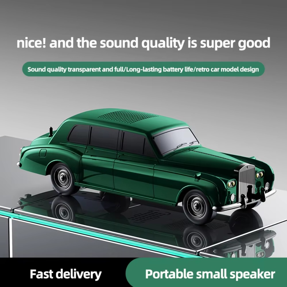 Home Office Of Amazon - Vintage stijl klassieke auto Bluetooth speaker