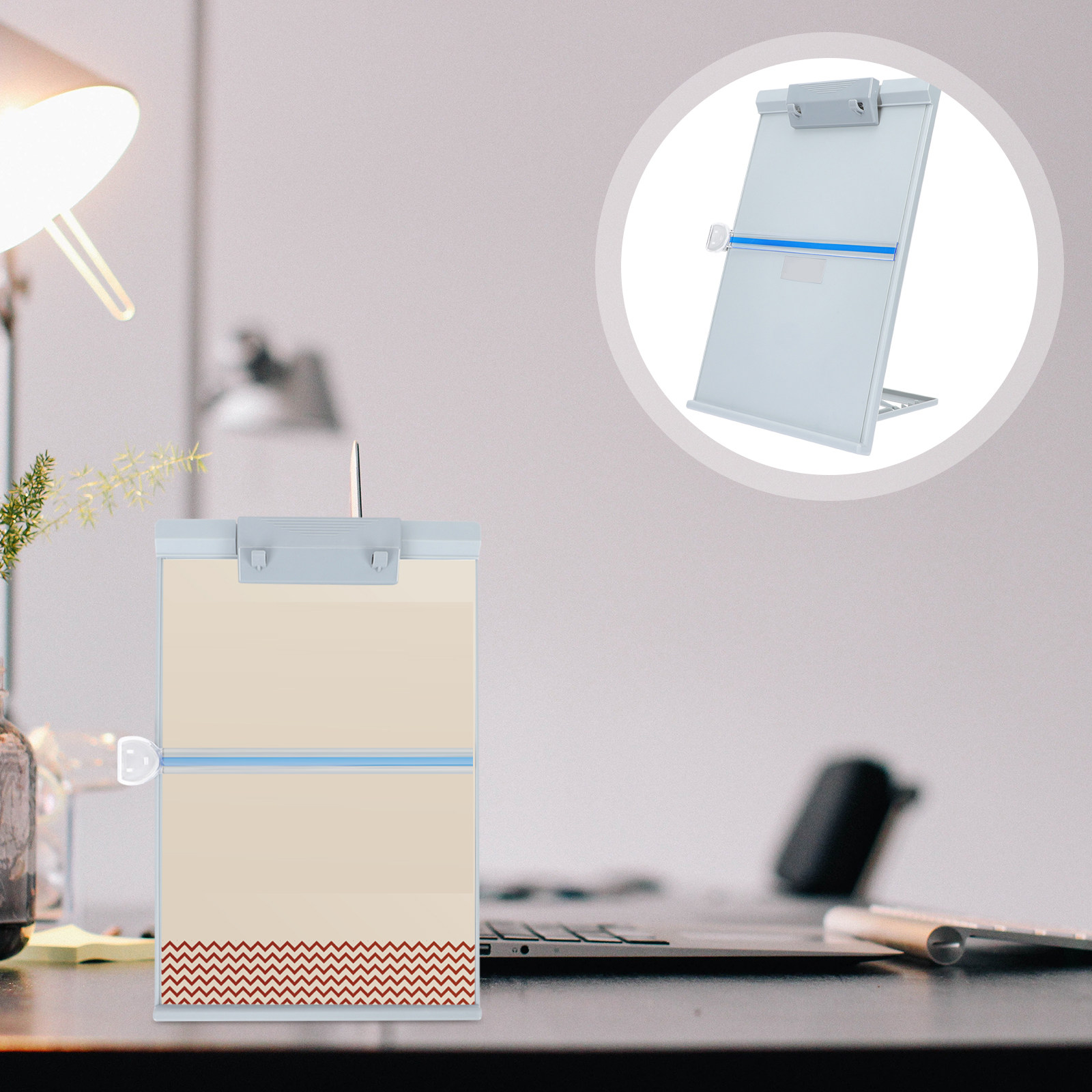 Document Holder Stand - Lichtgewicht plastic documenthouder met verstelbare hoek,