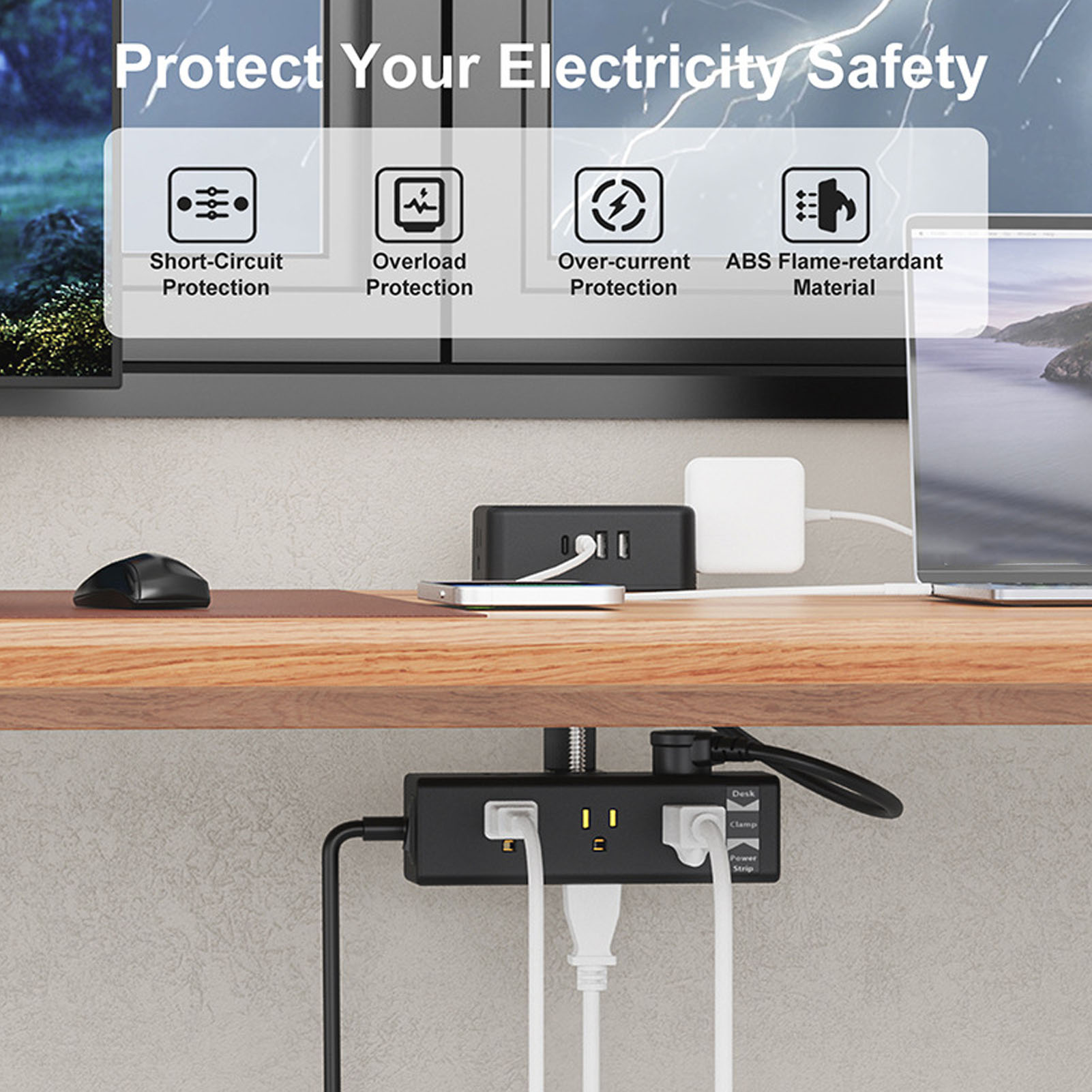 17-in-1 stekkerdoos met dubbel - Power Strip Desk recensie en prijs
