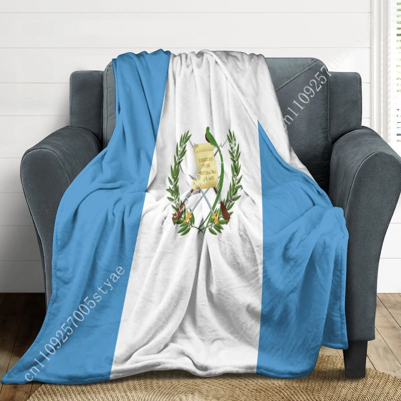 Flanellen dekens met de vlag v - Home Office Guatemala recensie en prijs