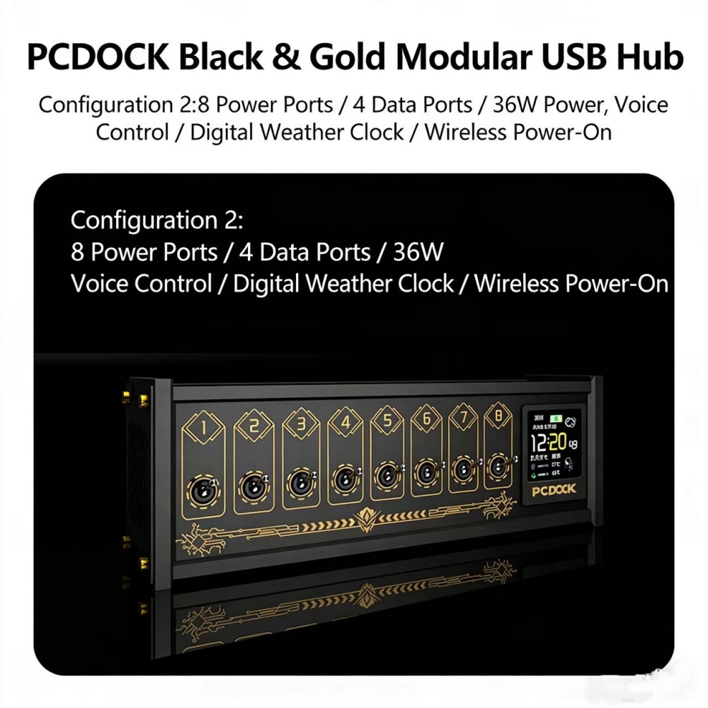 PCDOCK USB-desktop-stroomstrip - Power Strip Desk recensie en prijs